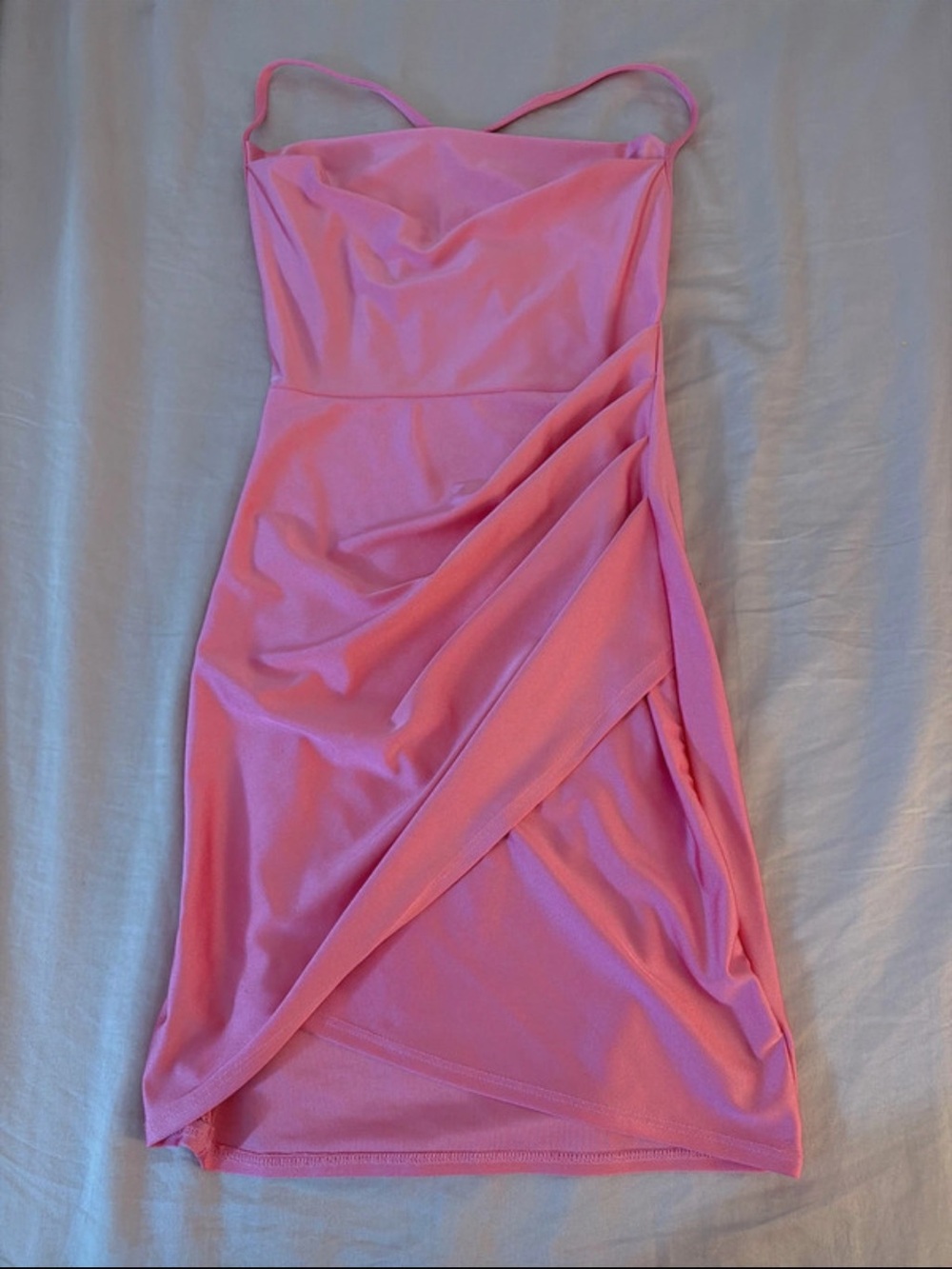 January 7 Pink Dress with Straps